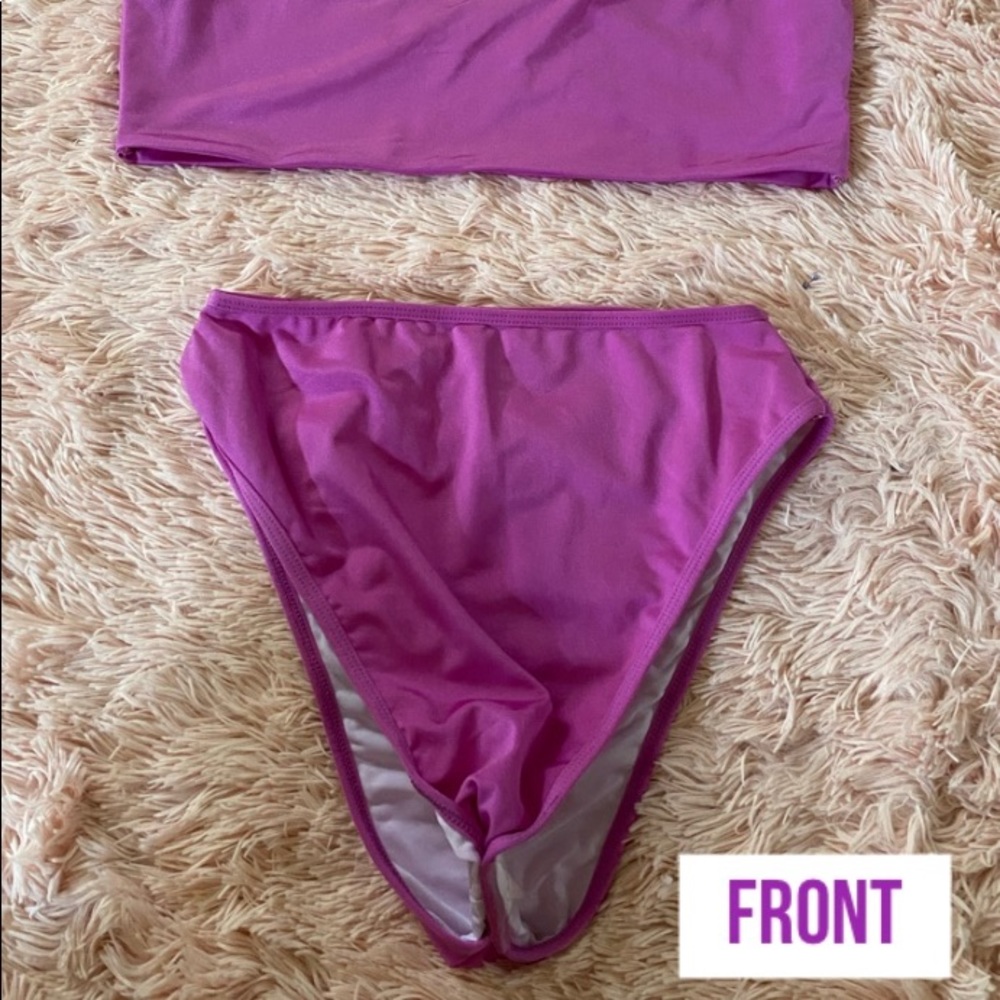 PLT high waisted bikini *BOTTOM ONLY* NWT